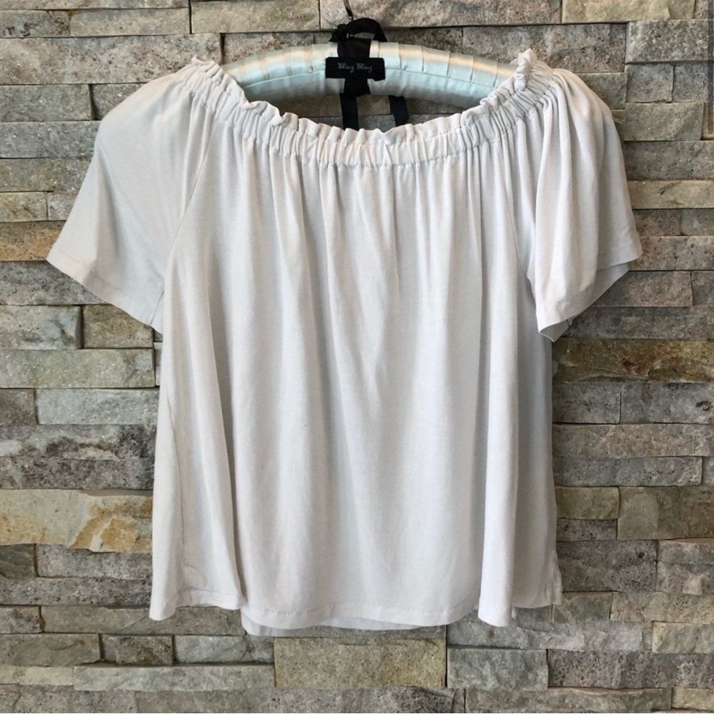 COPY - 🌱Aritzia Wilfred Tee with ruching around the neck